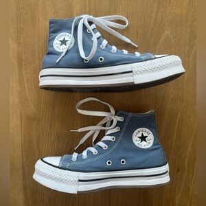 Converse Kids High-Top Sneakers - Denim Blue size US4 kid